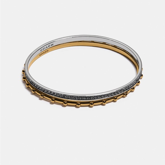 Coach Pegged And Pave Bangle Set,nwt!! - Picture 1 of 2